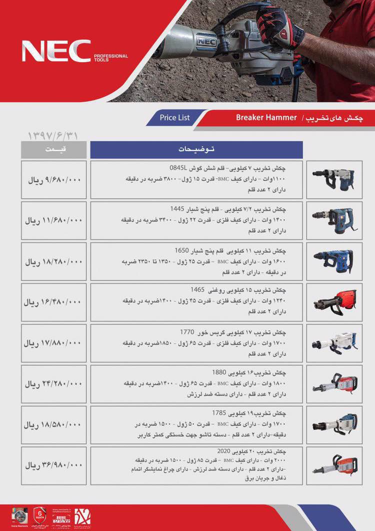 nec چکش تخریب